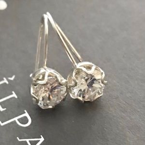 Silpada Rare Cubic Zirconia Earrings RARE W1332